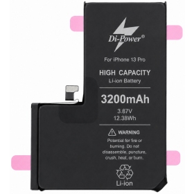 Akumuliatorius "Di-Power" (ökad volym) avsedd iPhone 13 Pro 3200mAh