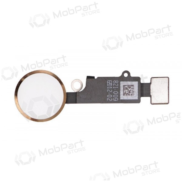 Apple iPhone 7 / 7 Plus / 8 / 8 Plus HOME-knapp med flex JC Final Edition v4 (mechanical press) (guld)