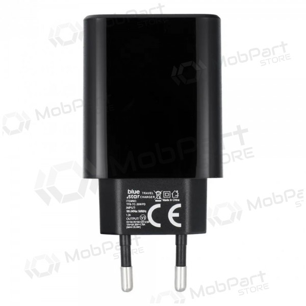 Telefonladdare Blue Star 35 W USB-C svart
