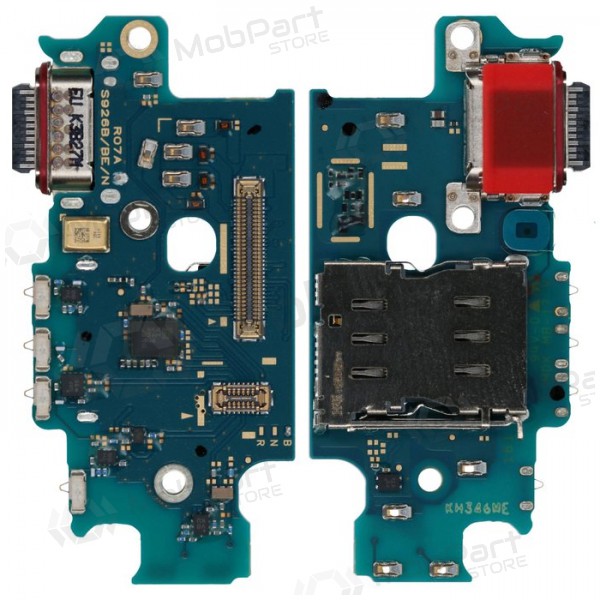 Samsung S926 Galaxy S24 Plus laddarkontakt och mikrofon med flex (service pack) (original) Samsung S926 Galaxy S24 Plus laddarkontakt och mikrofon med flex (service pack) (original)