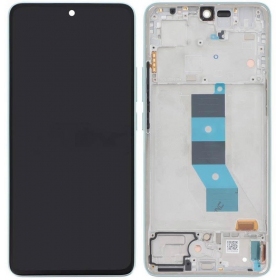 Xiaomi Redmi Note 14 5G skärm (grön) (med ram) (original)