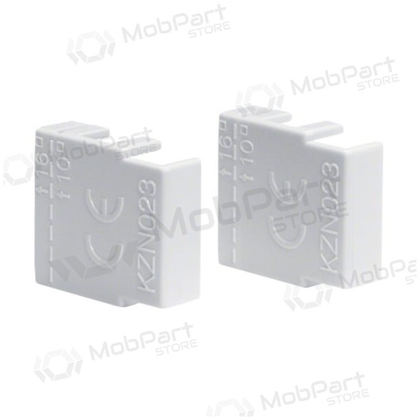 Isolerad samlingsskena ändlock Hager HKZN023 (3P)