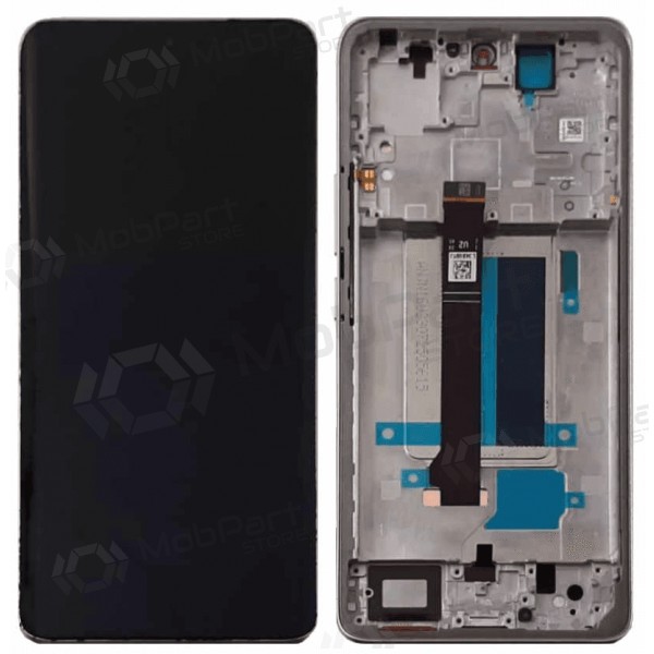 Xiaomi Redmi Note 13 Pro+ 5G skärm (vit) (med ram) (original)