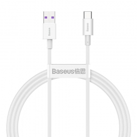 USB kabel Baseus Superior Type-C 66W 1.0m (vit) CATYS-02