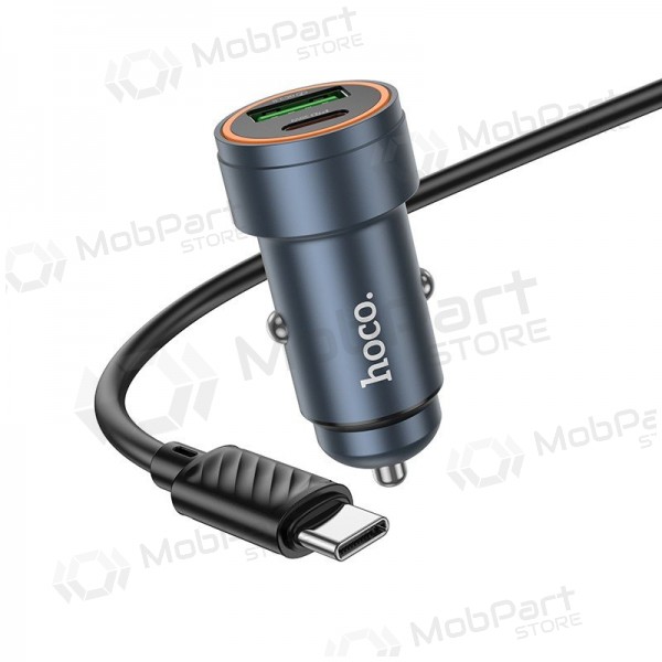 Billaddare Hoco Z57A 30 W USB-C + USB-A med USB-C-kabel 1 m