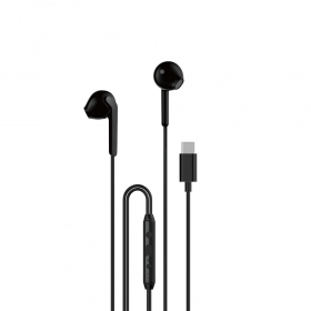 USB-C hörlurar Dudao X3C svarta