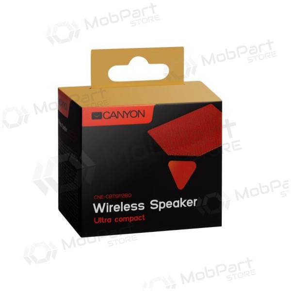 Bluetooth bärbar topphögtalare CANYON CNE-CBTSP2BO (MicroSD, AUX, BT V4.2, 300mAh)