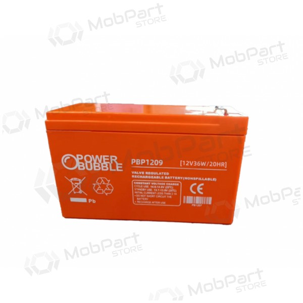 Batteri Power Bubble Premium PBP1209 (9Ah, 12V)