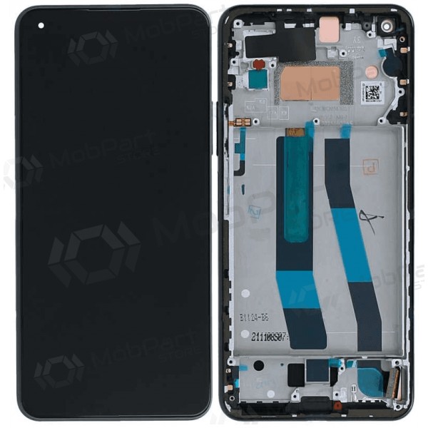 Xiaomi 11 Lite 5G NE skärm (vit) (med ram) (original)