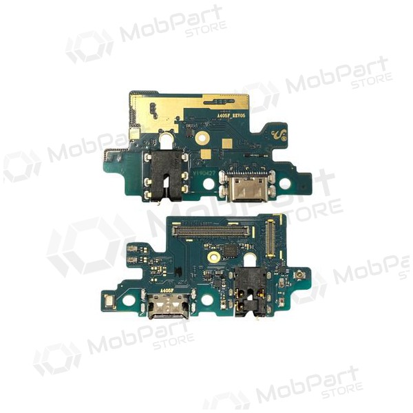 Samsung A405 Galaxy A40 2019 laddarkontakt och mikrofon med flex