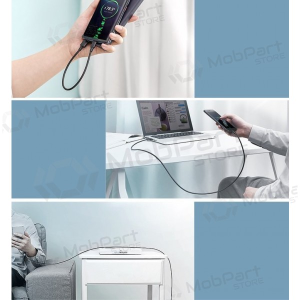 USB kabel Ugreen US287 USB to USB-C 3A 1.0m svart