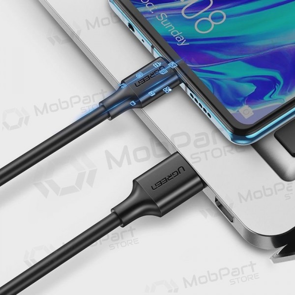 USB-C-kabel Ugreen US184 USB-A till USB-C 1 m USB 3.2 Gen1 3 A svart
