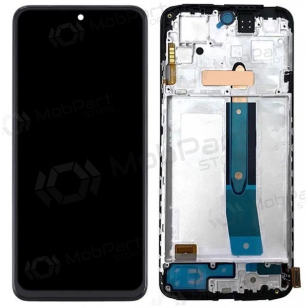 Xiaomi Redmi Note 11S, Note 12S, Poco M4 Pro 4G skärm (svart) (med ram) (OLED)