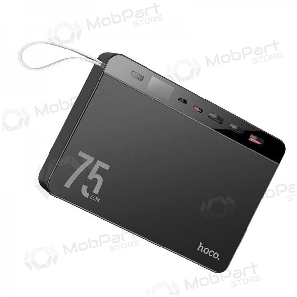 Powerbank Power Bank Hoco J94 Overlord 22.5W 75000mAh svart Powerbank Power Bank Hoco J94 Overlord 22.5W 75000mAh svart