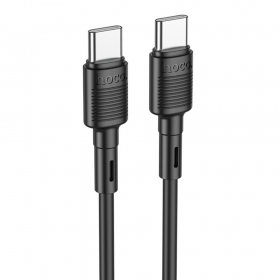USB kabel Hoco X83 60W Type-C to Type-C 1.0m svart