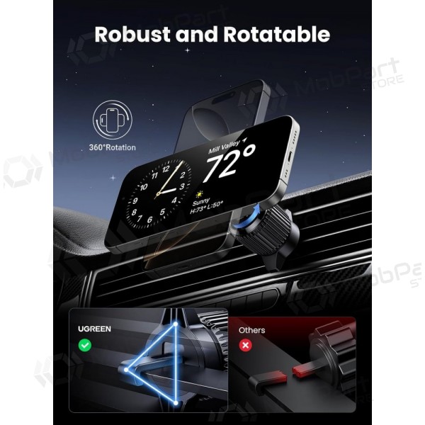Automobilinis laikiklis-laddare Ugreen W708 MagSafe 15W (35970) svart
