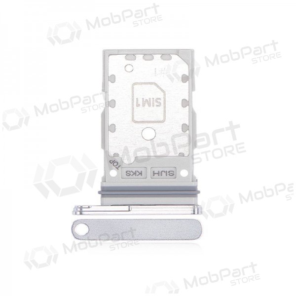 Samsung Galaxy S22 Ultra Dual SIM korthållare (vit) (original)