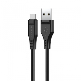 USB kabel Acefast C3-04 USB-A to USB-C 1.2m svart