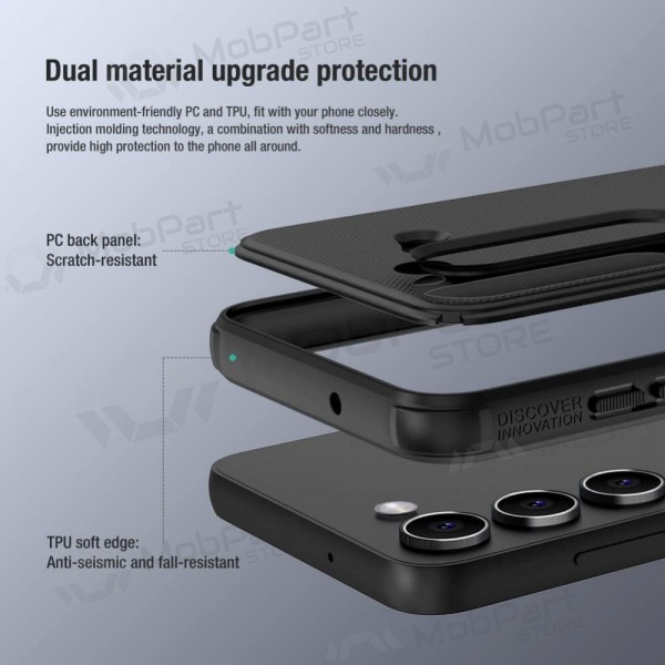 Samsung Galaxy A14 4G mobilskal „Nillkin Frosted Shield“ (svart)