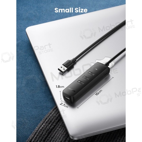 USB šakotuvas Ugreen CM416 USB-A 3.0 to 4xUSB-A 3.0 (10915) svart