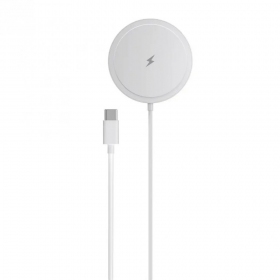 MagSafe trådlös laddare Blue Star Charing Pad 15 W med USB-C-kabel vit