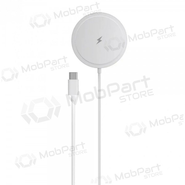 MagSafe trådlös laddare Blue Star Charing Pad 15 W med USB-C-kabel vit