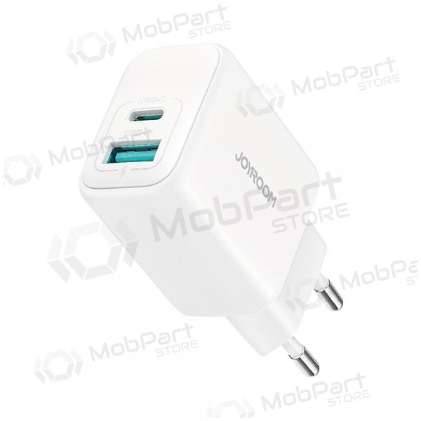 Laddare Joyroom JR-TCF21 USB-C/USB-A PD20W vit
