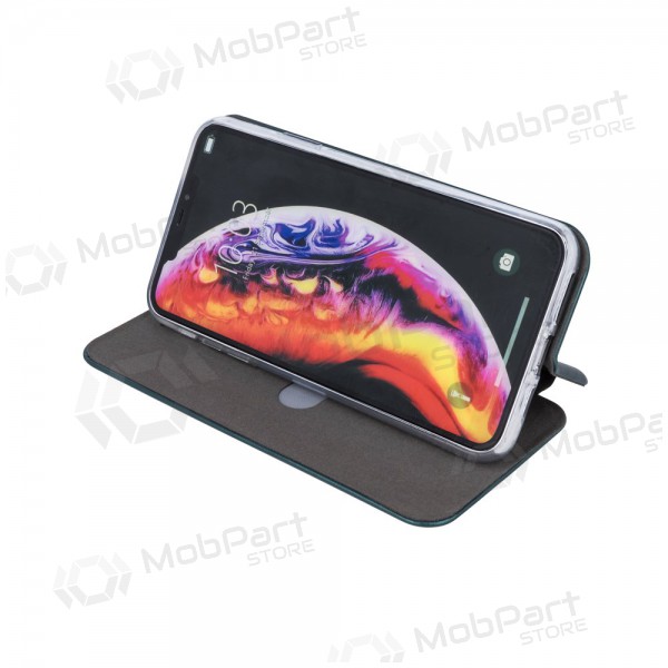 Apple iPhone 13 Pro Max fodral - Book Elegance (mörkgrön)