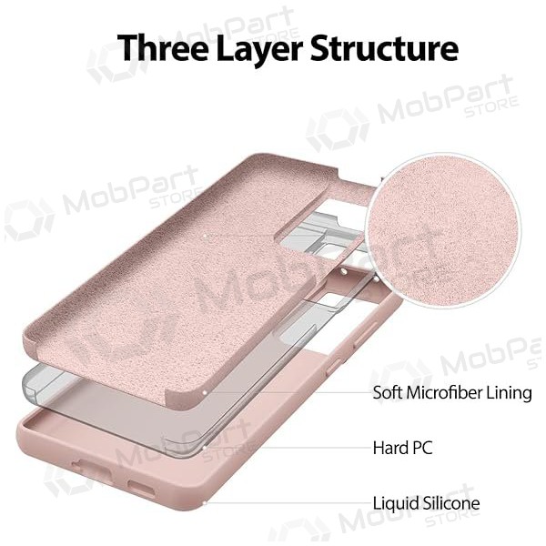 Mobilskal / fodral Mercury Silicone Case Samsung A266 A26 5G rosa sandfärg Mobilskal / fodral Mercury Silicone Case Samsung A266 A26 5G rosa sandfärg