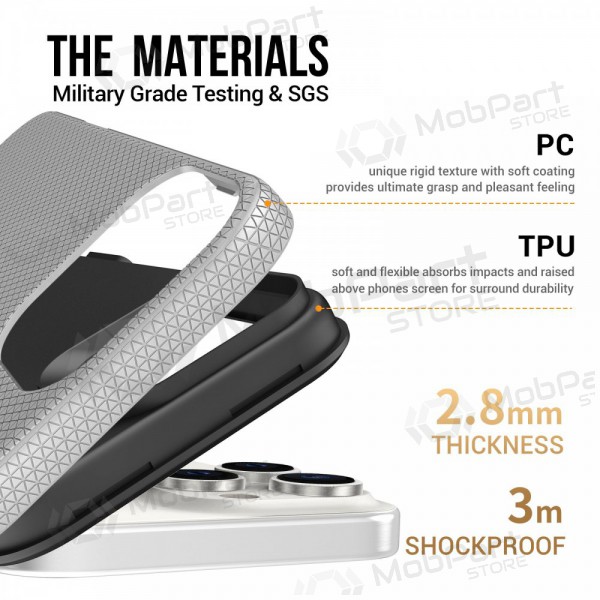 Mobilskal / fodral Perfectionists Triangle Mag Case Apple iPhone 13 Pro silver Mobilskal / fodral Perfectionists Triangle Mag Case Apple iPhone 13 Pro silver