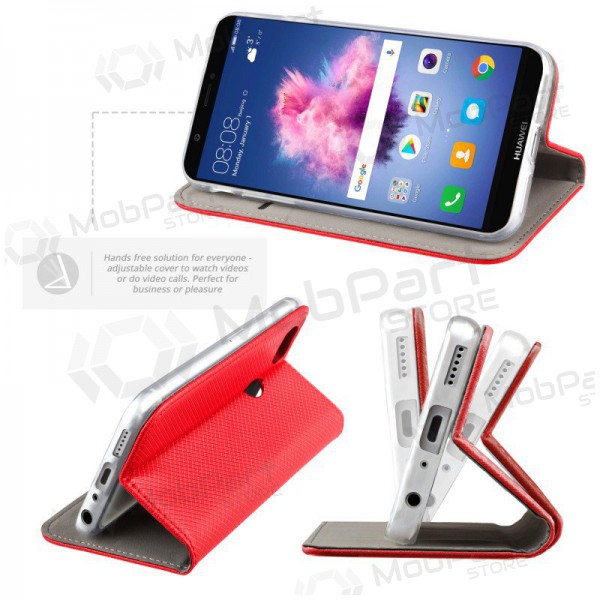 Apple iPhone 12 mini fodral -Smart Magnet- (röd)