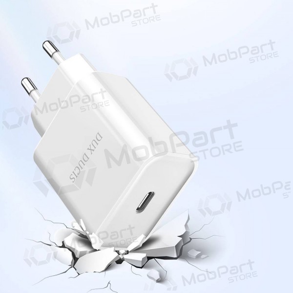 Laddare Dux Ducis C50 PD 20W Quick Charge (vit)