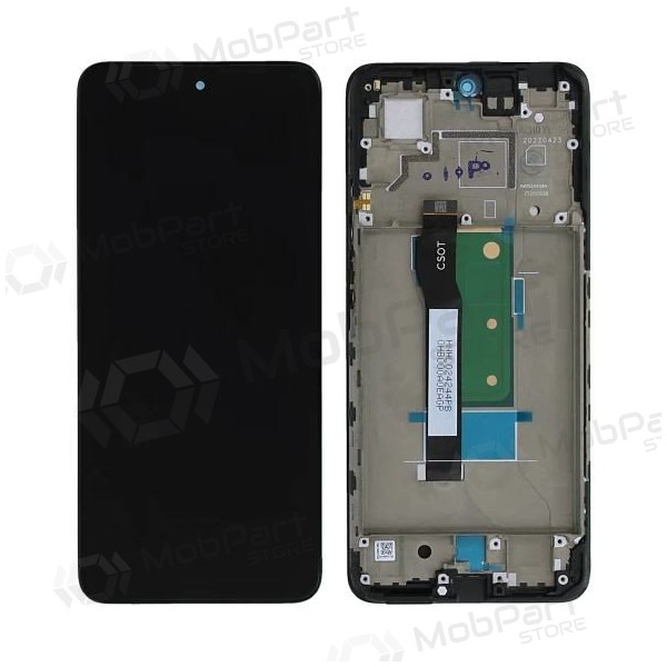 Xiaomi Poco X4 GT 5G / Redmi Note 11T Pro 5G / Note 11T Pro+ 5G skärm (svart) (med ram) (service pack) (original)