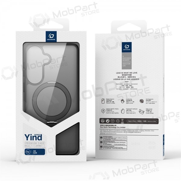 Samsung Galaxy S26 fodral - Dux Ducis Yind Magnetic Stand (svart)
