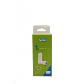 Billaddare Tellos C109 USB 1A (vit)