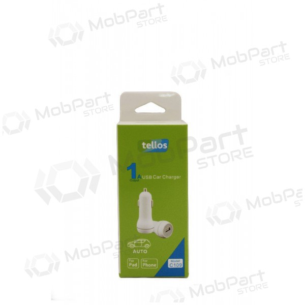 Billaddare Tellos C109 USB 1A (vit)
