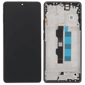 Xiaomi Redmi Note 13 Pro 4G, Poco M6 Pro 4G skärm (svart) (original)