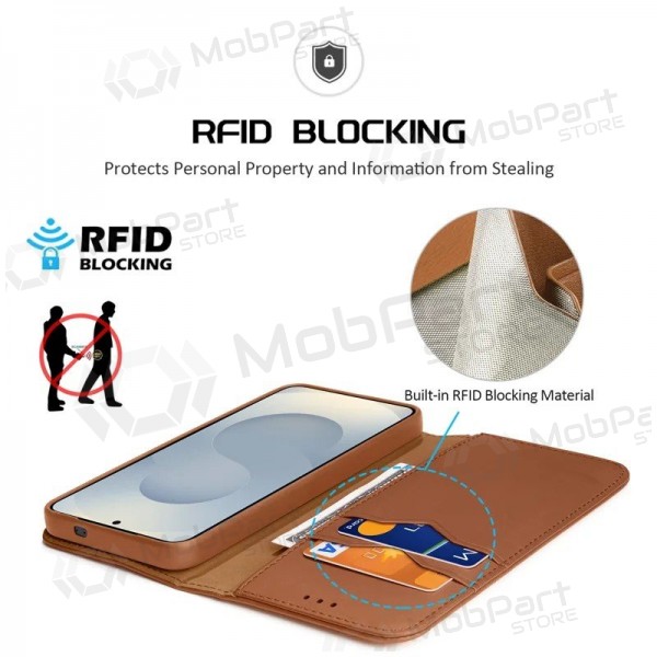 Samsung Galaxy S25 Edge fodral - Dux Ducis Hivo (brun)
