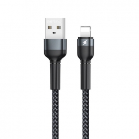 USB kabel Remax RC-124i USB-A to Lightning 1.0m svart