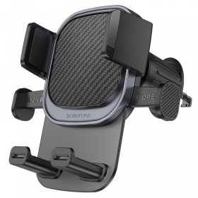 Universal bilhållare Borofone BH120 (air vent) svart