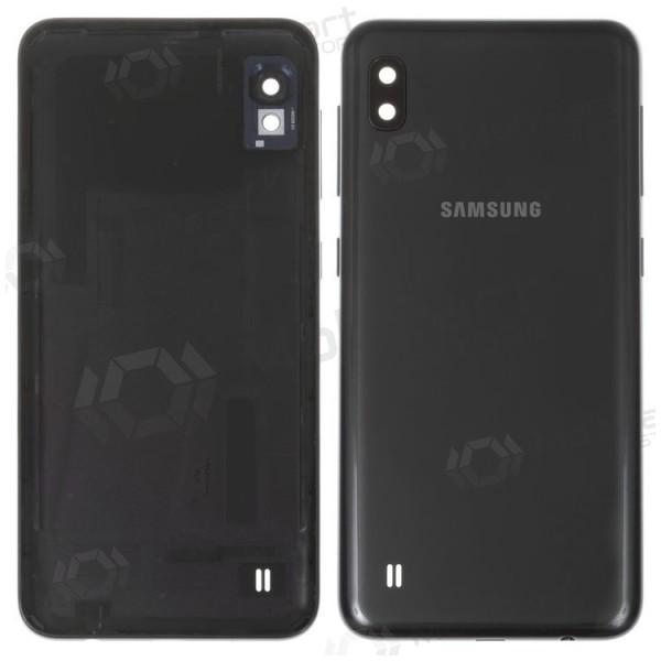Samsung A105 Galaxy A10 2019 baksida / batterilucka (svart) (begagnad grade C, original)
