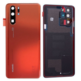 Huawei P30 Pro baksida / batterilucka röd (Amber Sunrise) (begagnad grade A, original)