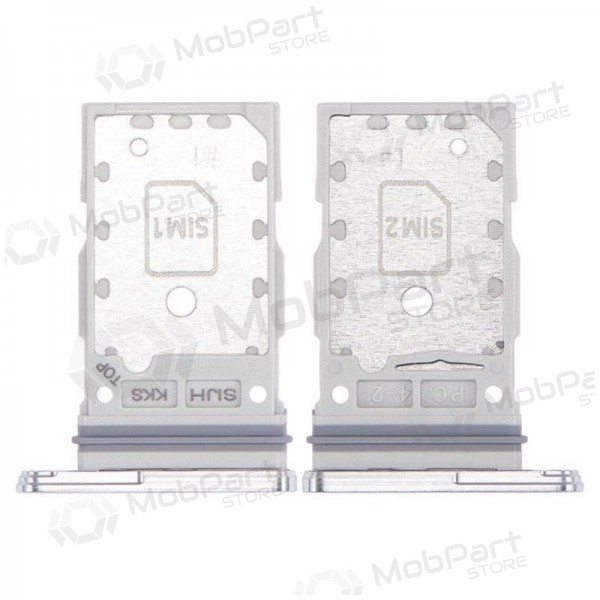 Samsung Galaxy S22 Ultra Dual SIM korthållare (vit) (original)