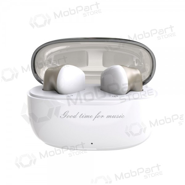 Trådlösa hörlurar med mikrofon Dudao U8 Bluetooth vita