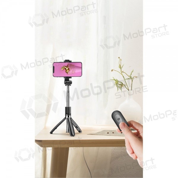 Selfiestick XO SS08 Tripod Bluetooth svart