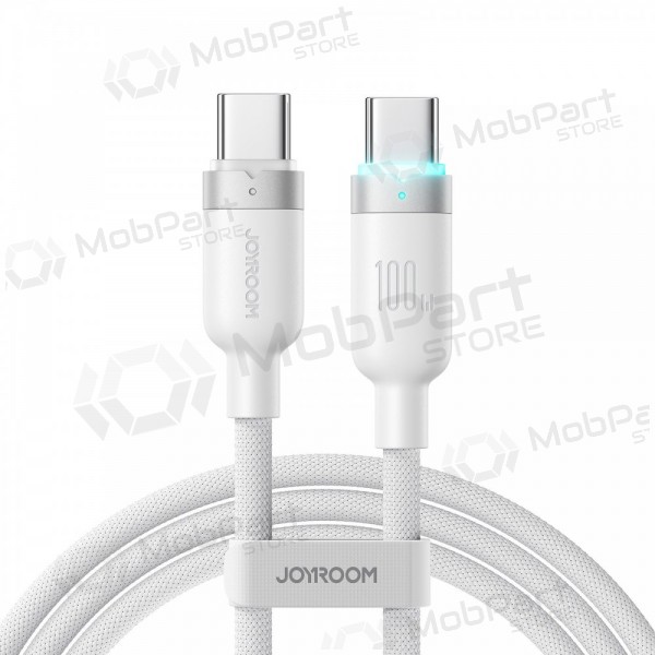 USB-C-kabel Joyroom S-A63 USB-C till USB-C 1.2 m 100 W vit