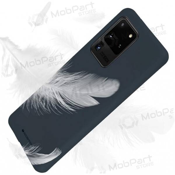 Samsung S901 Galaxy S22 5G fodral Mercury Goospery "Soft Feeling Jelly Case" (mörkblå) Samsung S901 Galaxy S22 5G fodral Mercury Goospery "Soft Feeling Jelly Case" (mörkblå)