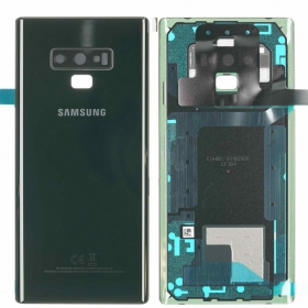 Samsung N960F Galaxy Note 9 baksida / batterilucka svart (Midnight Black) (begagnad grade A, original)