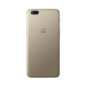 OnePlus 5 baksida / batterilucka (guld) (begagnad grade B, original)