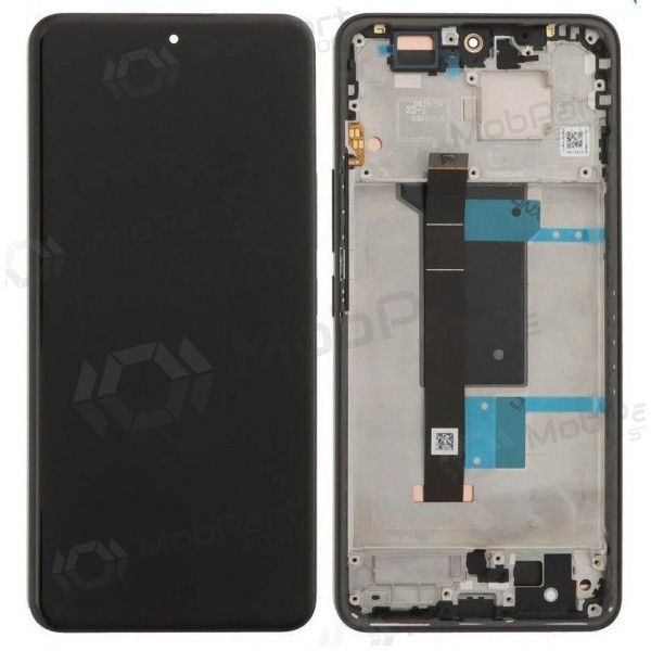 Xiaomi Redmi Note 15 Pro 4G skärm (svart) (med ram) (OLED)
